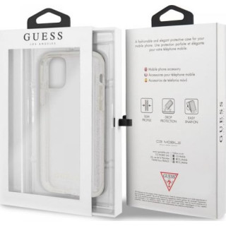 Guess Glitter Case iPhone 11 Pro Max silver