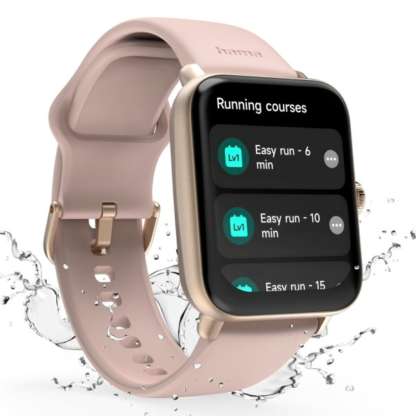Hama Smartwatch 6010 różowe złoto
