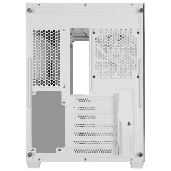 Rampage Loopy Obudowa PC akwarium 7x wentylator ARGB Infinity HUB biała
