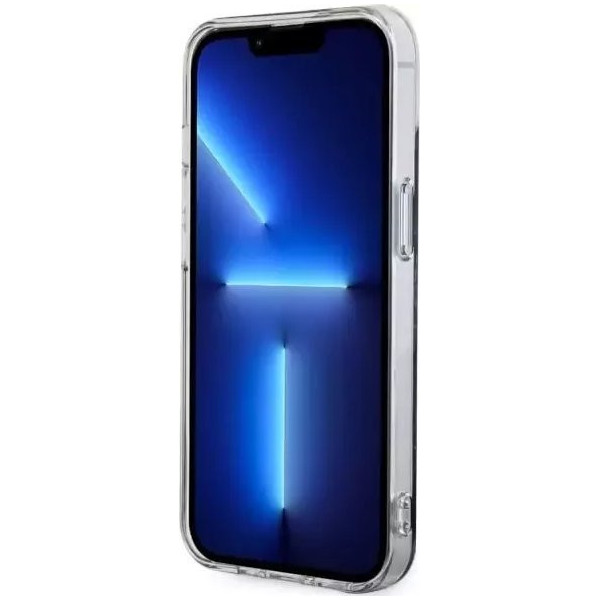 Guess Marble MagSafe - Etui iPhone 14 Plus (Czarny)