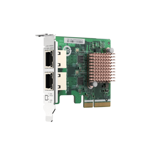 QNAP QXG-2G2T-I225 | 2-portowa karta rozszerzeń 2,5GbE RJ45 dla QNAP/PC