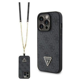 Guess Crossbody 4G Metal Logo - Etui iPhone 15 Pro Max (czarny)