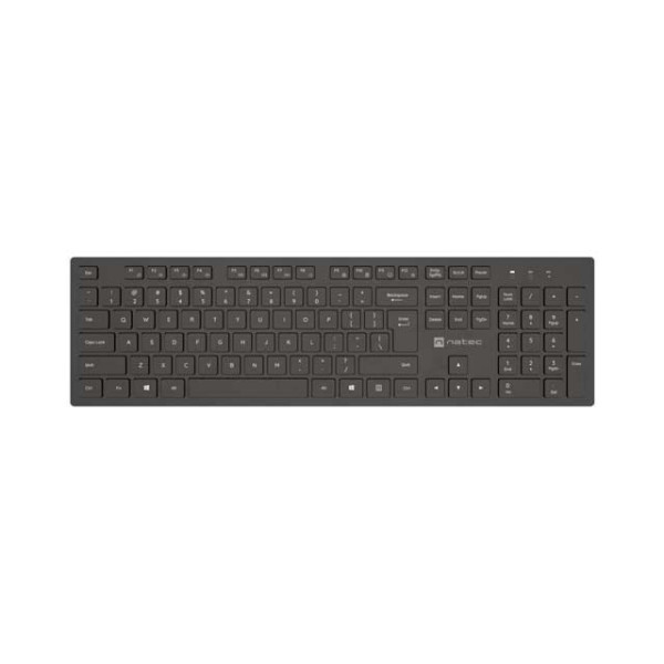 NATEC KLAWIATURA BEZPRZEWODOWA HERRING 2.4GHZ SLIM