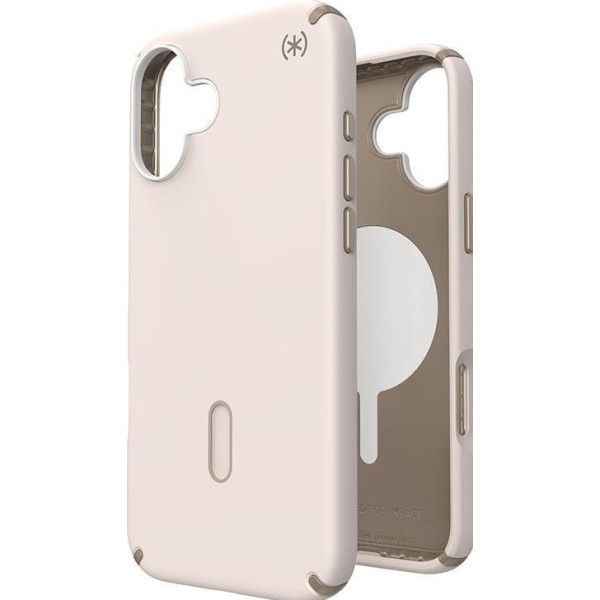 Speck Presidio2 Grip ClickLock & MagSafe do iPhone 16 Plus beżowy
