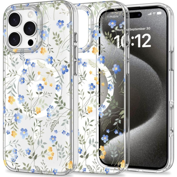 Tech-Protect Magmood iPhone 16 Pro Spring Flowers