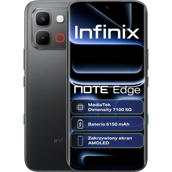 Telefon Infinix Note Edge 8/256GB Shadow Black