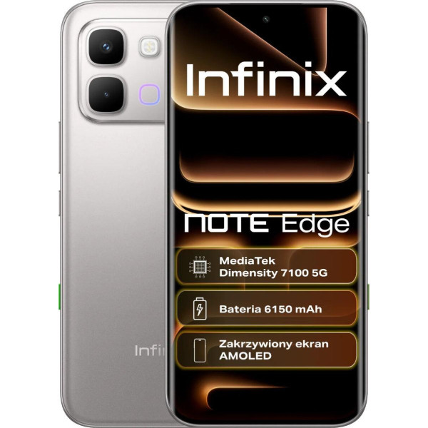 Telefon Infinix Note Edge 8/256GB Lunar Titanium