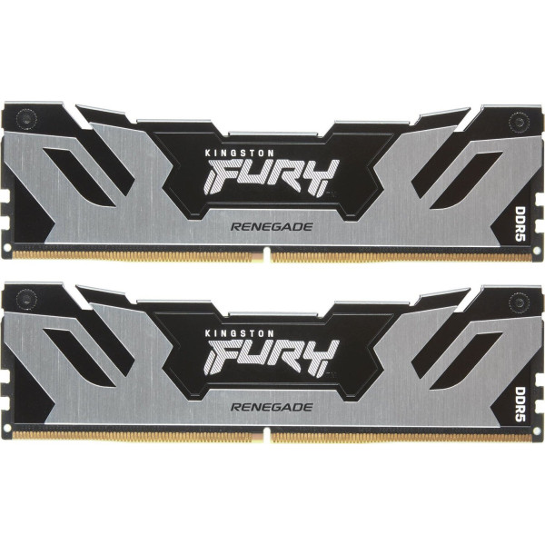 KINGSTON DDR5 96GB 6000MT/s CL32 DIMM (Kit of 2) FURY Renegade Silver XMP
