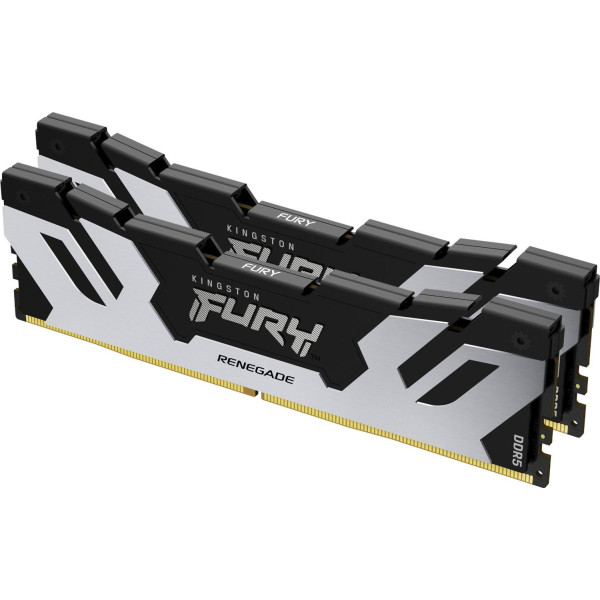 KINGSTON DDR5 96GB 6000MT/s CL32 DIMM (Kit of 2) FURY Renegade Silver XMP
