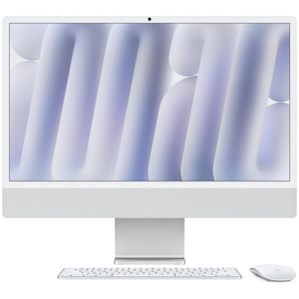 Komputer AiO Apple iMac MCR24ZE/A 24" 4,5K M4 24GB 512SSD Int MacOS Srebrny