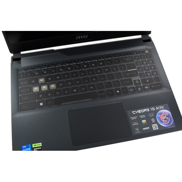 Laptop MSI Cyborg 15 A13VE-2416XPL - i5-13420H | 15,6'' | 16GB | 512GB | NoOS | RTX 4050 | Czarny
