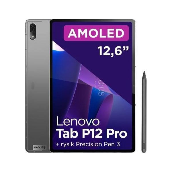 Tablet Lenovo TAB P12 Pro (TB-Q706F) 8/256GB WiFi (ZA9D0085PL) szary