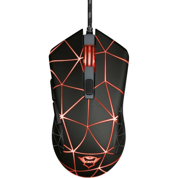 Mysz Trust GXT 133 Locx 22988 (optyczna; 4000 DPI; kolor czarny)
