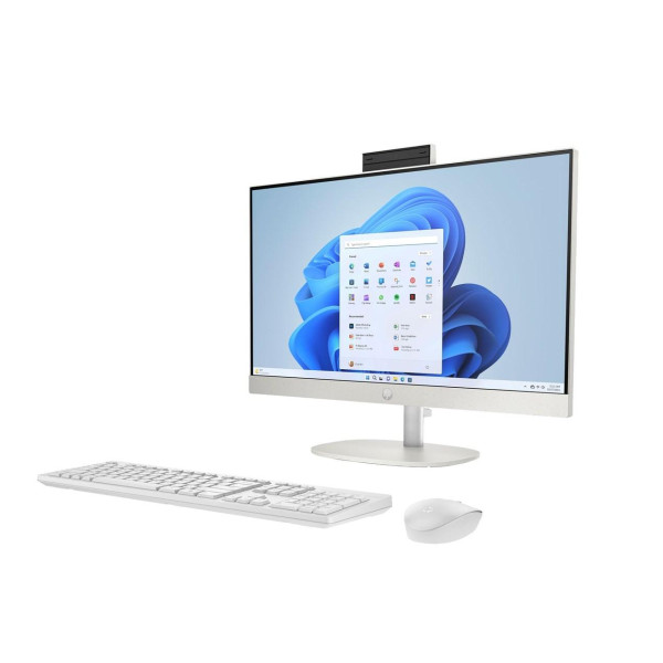 HP AIO 24-cr0144nw Ryzen 3 7320U 23.8 FHD IPS 250nits AG 8GB LPDDR5 SSD512 Radeon 610M Cam720p kB+Mouse Win11 Shell White 2Y