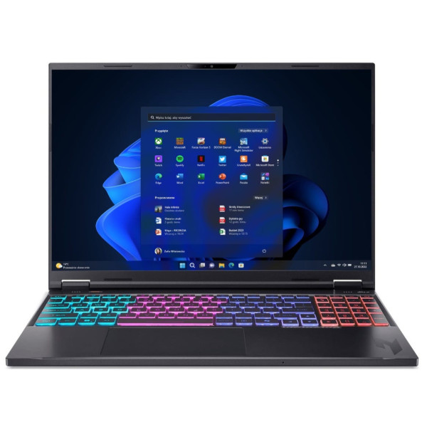Laptop Acer Nitro 16 AI – Ryzen AI 9 365 | 16'' | 32GB | 1TB | W11P | RTX 5070Ti