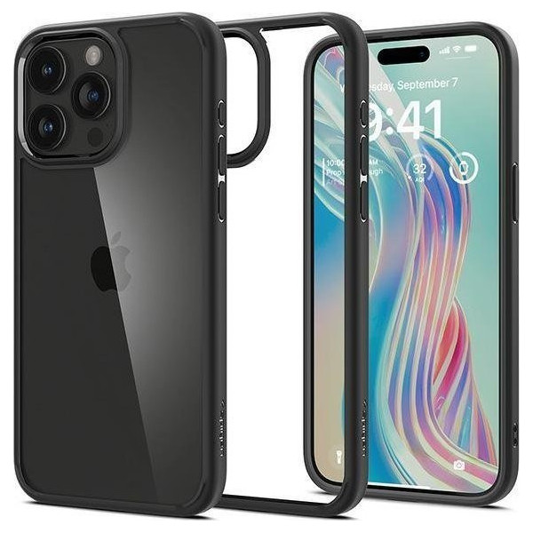 Spigen Ultra Hybrid iPhone 15 Pro Max Matte Black