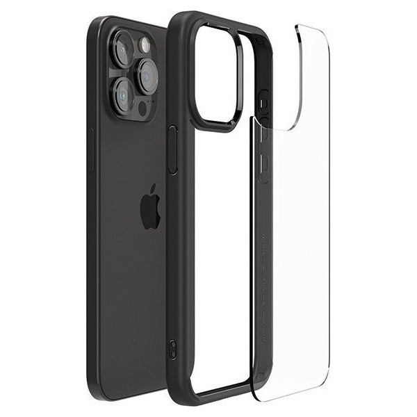 Spigen Ultra Hybrid iPhone 15 Pro Max Matte Black