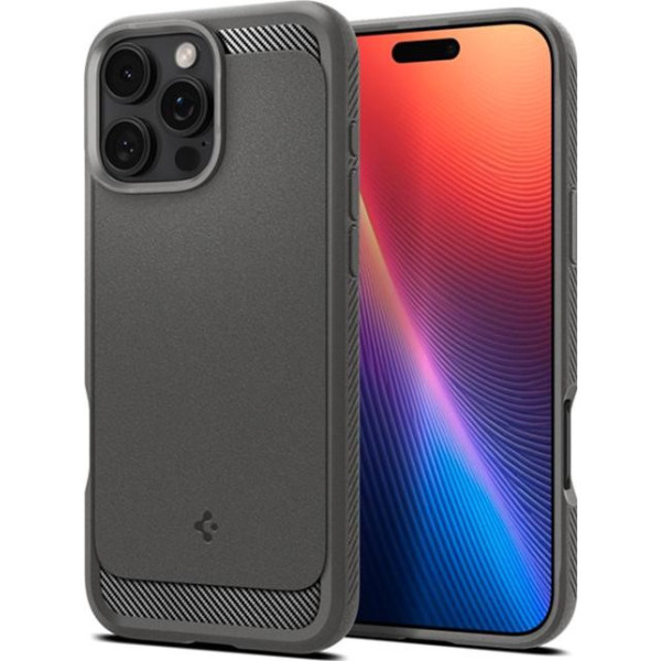 Spigen Rugged Armor Magsafe do iPhone 16 Pro szary