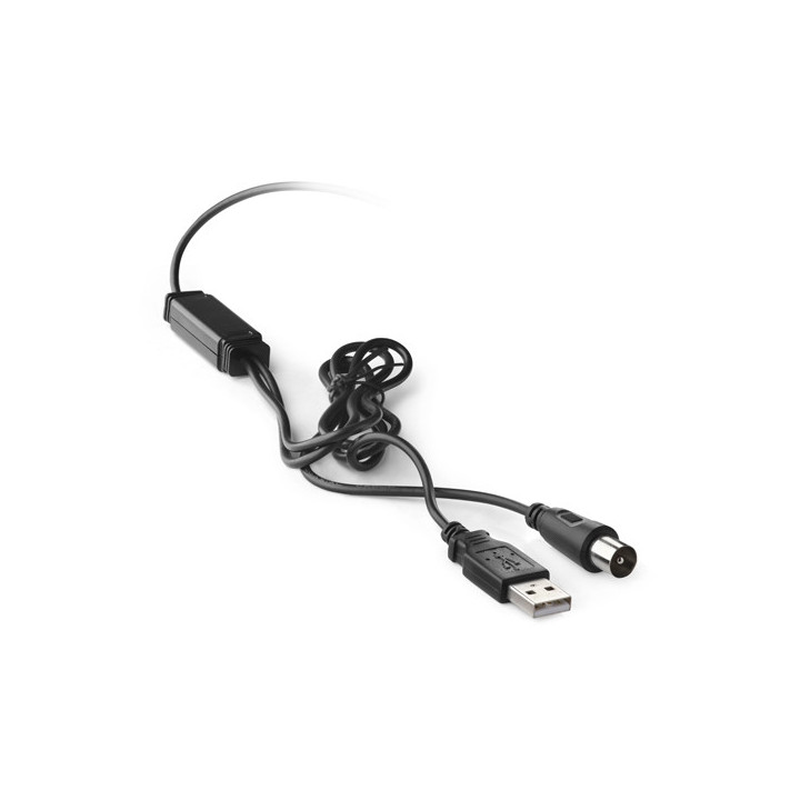 Wzmacniana antena wewnętrzna z filtrem 4G/5G i zasilaniem USB, do 25km · SV9428
