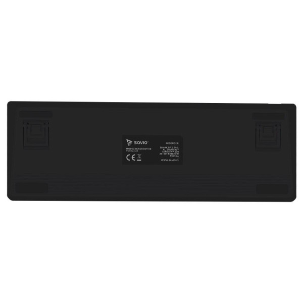 SAVIO KLAWIATURA MECHANICZNA BLACKOUT X2 OUTEMU BLUE HOT SWAP