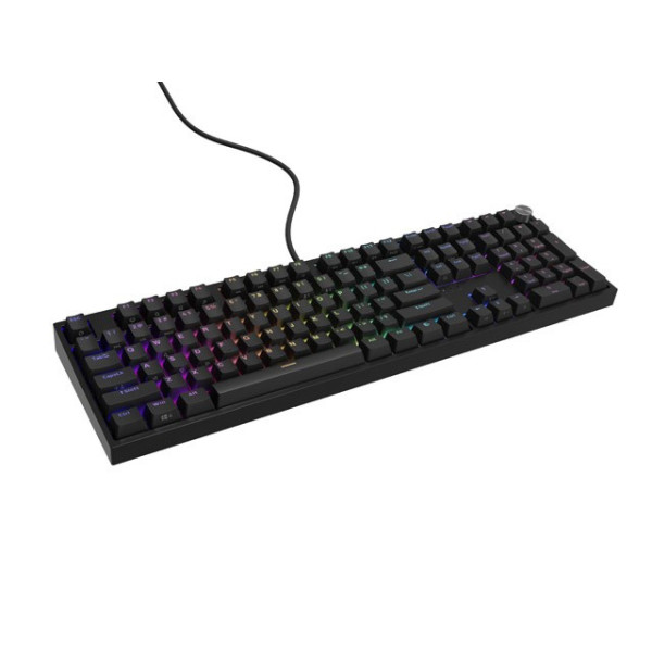 Genesis Thor 404 czarna RGB Gateron Yellow Pro