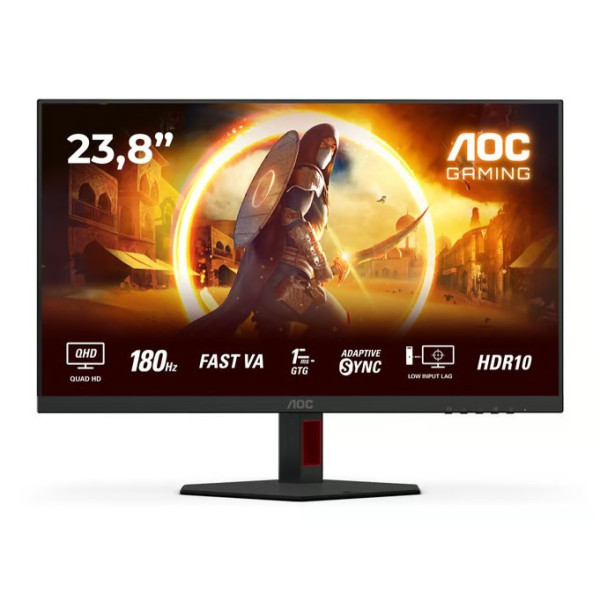 Monitor AOC Q24G4RE – 23.8'' | Fast IPS | QHD | 180 Hz | 1 ms