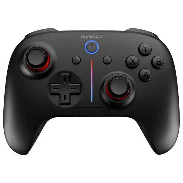 Rampage Hydra Kontroler gamingowy RGB bezprzewodowy pad czarny