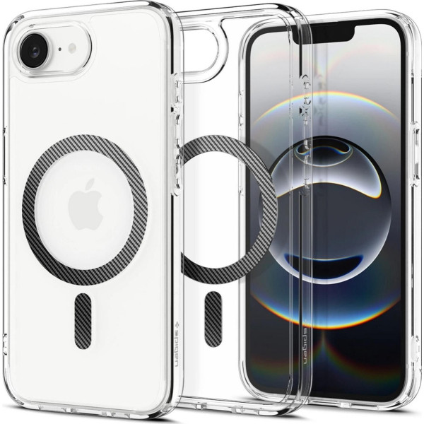 Spigen Ultra Hybrid Magsafe do iPhone 16E carbon fiber