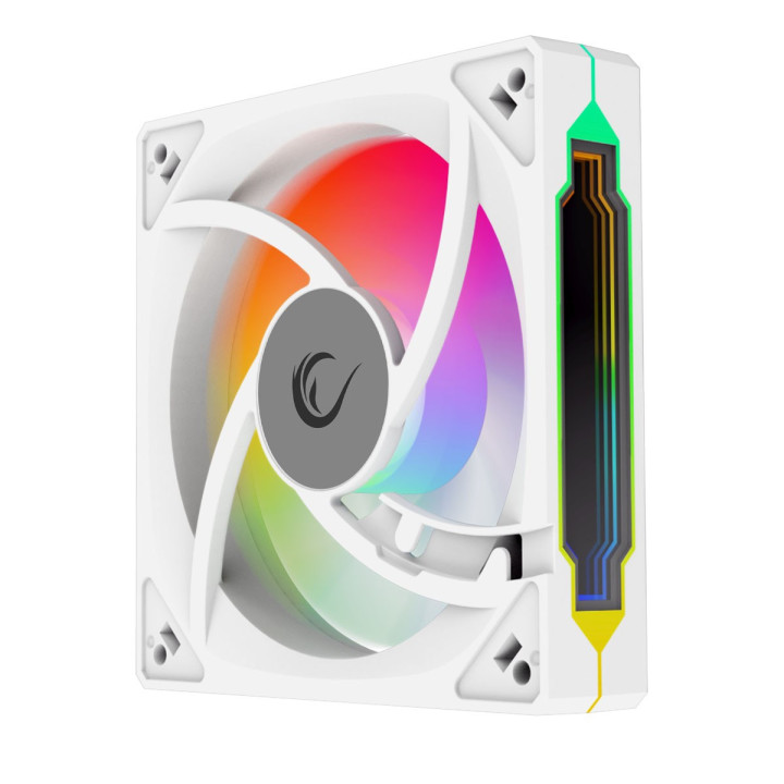 Rampage Wentylator do obudowy 120MM 1800RPM Infinite loop ARGB biały PWM