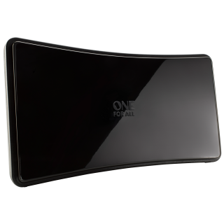 Antena pokojowa SV9420 One For All, 5G, zasilacz, zaokrąglona, czarna, połyskowa