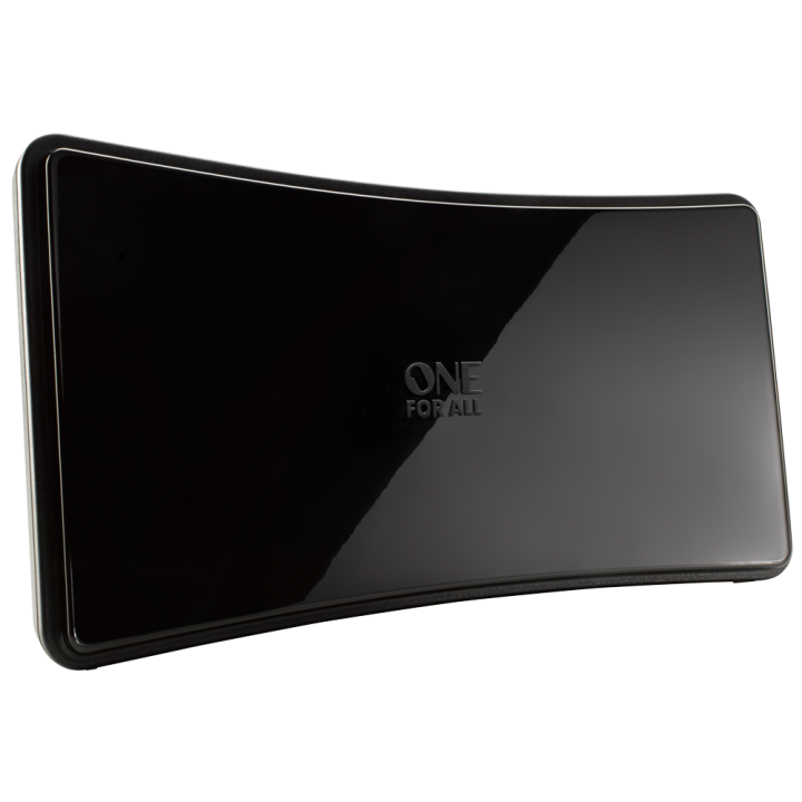 Antena pokojowa SV9420 One For All, 5G, zasilacz, zaokrąglona, czarna, połyskowa