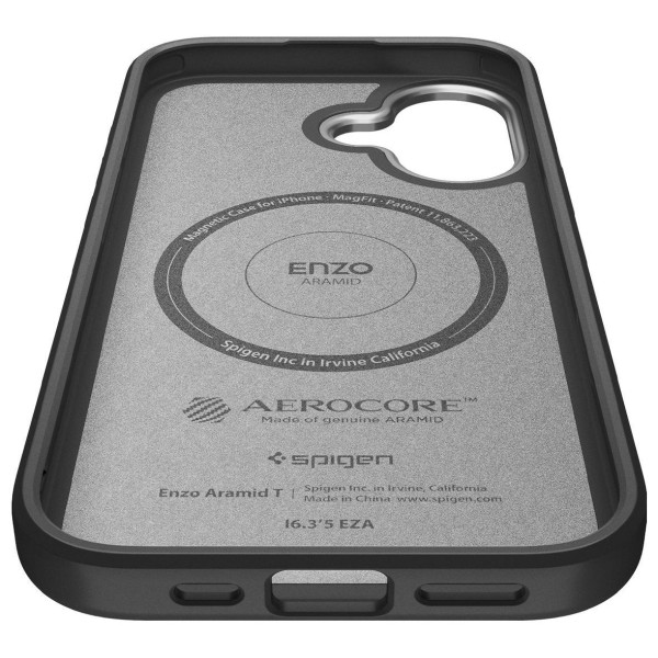 Spigen Enzo Aramid ”T” MAG Magsafe iPhone 17 black/silver