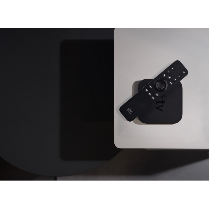 Zamiennik pilota One For All URC1110 do Apple TV HD i 4K IR / BT Czarny