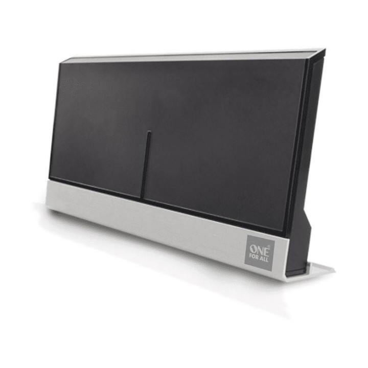 Antena pokojowa SV9385 One For All , 5G z zasilaczem, płaska, czarna