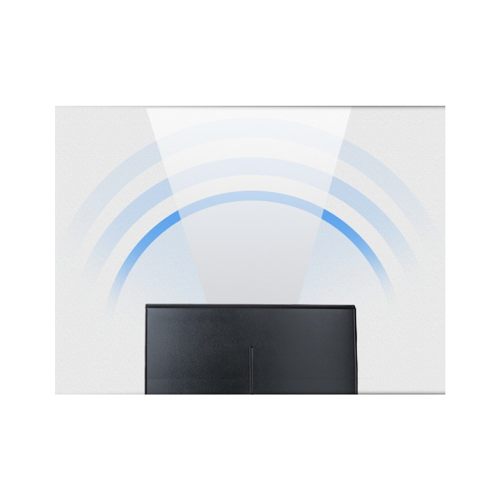 Antena pokojowa SV9385 One For All , 5G z zasilaczem, płaska, czarna