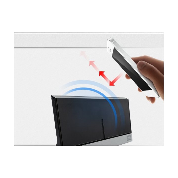 Antena pokojowa SV9385 One For All , 5G z zasilaczem, płaska, czarna