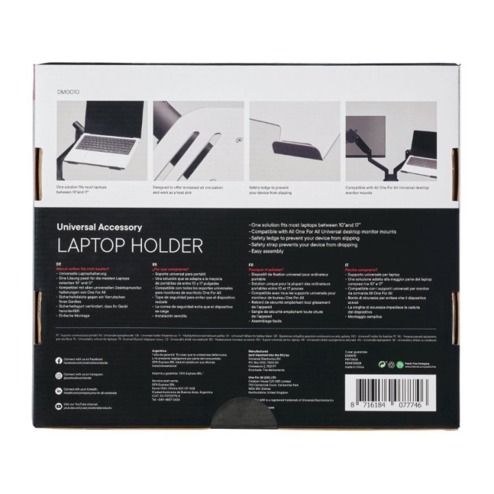 Podstawka uchwyt do laptopa One For All DM0010 do serii DM uchwytów monitorowych OFA