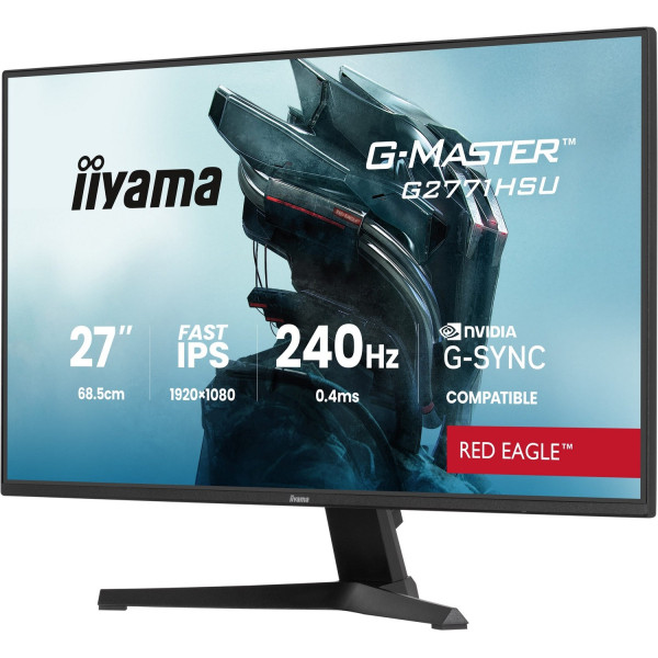 iiyama G-Master G2771HSU-B1 Red Eagle - 240Hz | Full HD | Fast IPS | 27''
