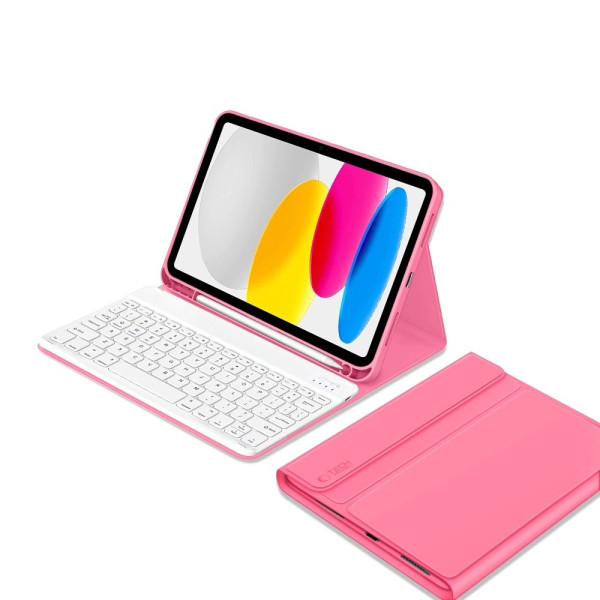 Tech-Protect SC Pen + Keyboard do iPad 10.9” 10 / 2022 / 11” 11 / 2025 magenta