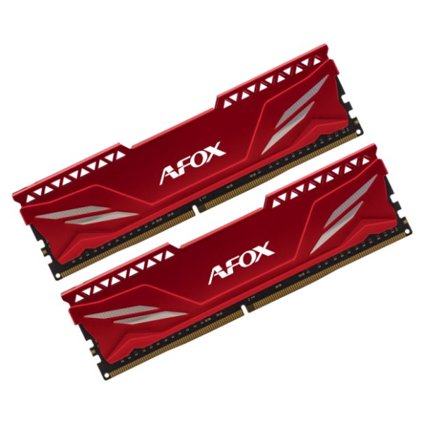 AFOX GAMING DDR4 2X16GB 3200MHZ CL16 RANK1 XMP2 RED AFLD432PS1CAD