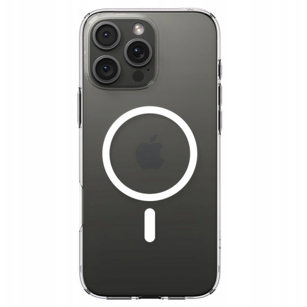 Spigen Liquid Crystal Mag Magsafe iPhone 17 Pro Max clear/white