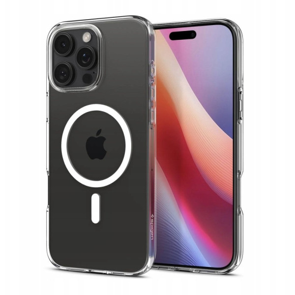 Spigen Liquid Crystal Mag Magsafe iPhone 17 Pro Max clear/white