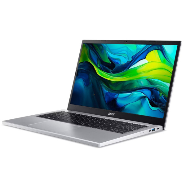 Laptop Acer Aspire Go 15 - Core 3 N355 | 15,6'' | 8GB | 128GB + 256GB | Win11 | Srebrny
