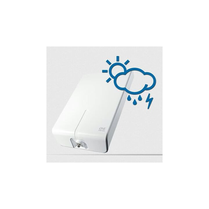 Wzmacniana antena zewnętrzna One For All SV9455-5G panelowa, biała, zasięg 50km