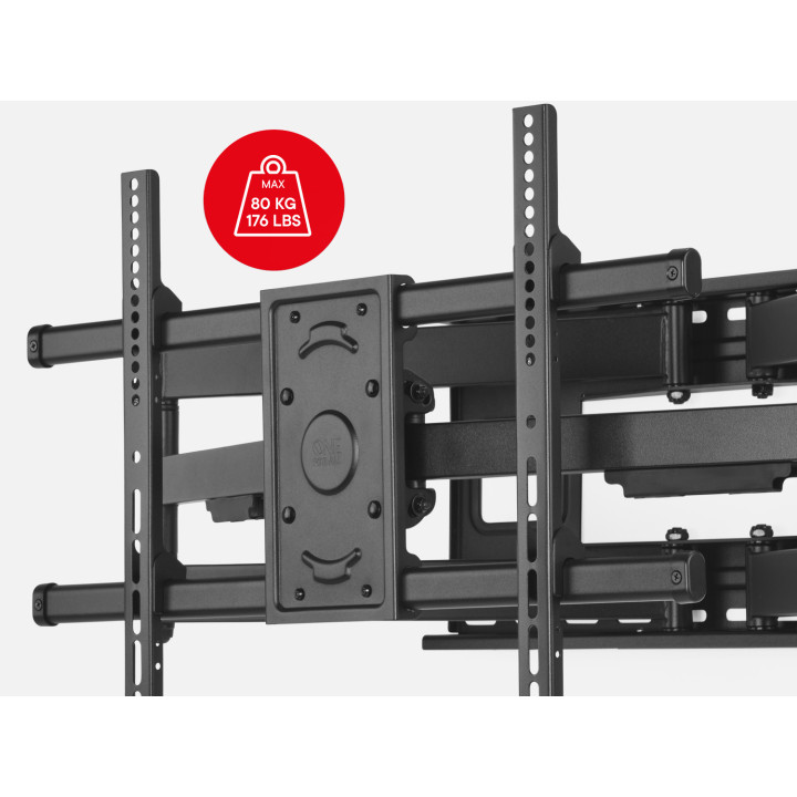 Uchwyt uchylny, obrotowy One For All WM4663 dla dużych TV 32-100'' max 80kg