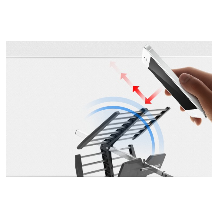 Antena zewnętrzna One For All SV9453 (filtr 5G), DVB-T/2, DAB, UHF, 4K, zasięg 50km