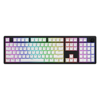 Klawiatura dla graczy Hator Skyfall 100 Wireless biało-czarna