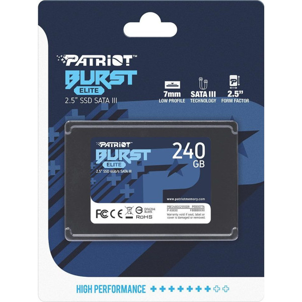 Dysk twardy Patriot Burst Elite 240GB (PBE240GS25SSDR)