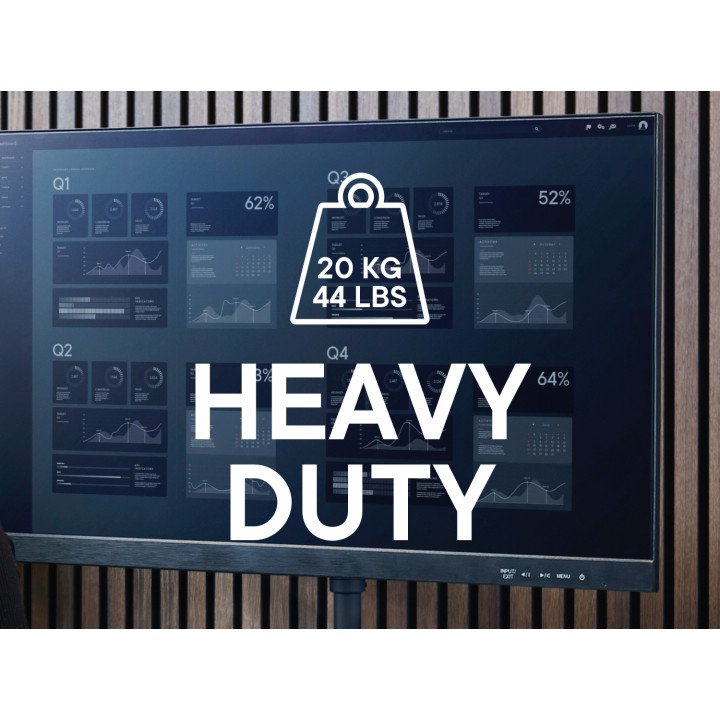 Uchwyt na monitor DM5110 One For All, 17"-50", max 20kg, 200x300, czarny