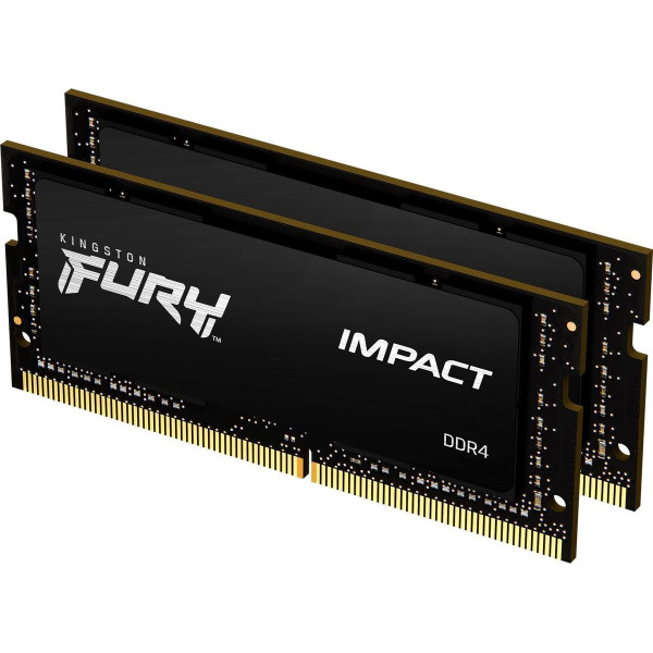 Kingston 64GB 3200MHz DDR4 CL20 SODIMM (Kit of 2) FURY Impact KF432S20IBK2/64